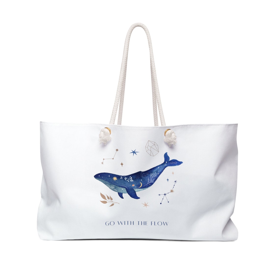 Starry Night Whale Weekender Bag: Embrace the Journey and Go with the Flow