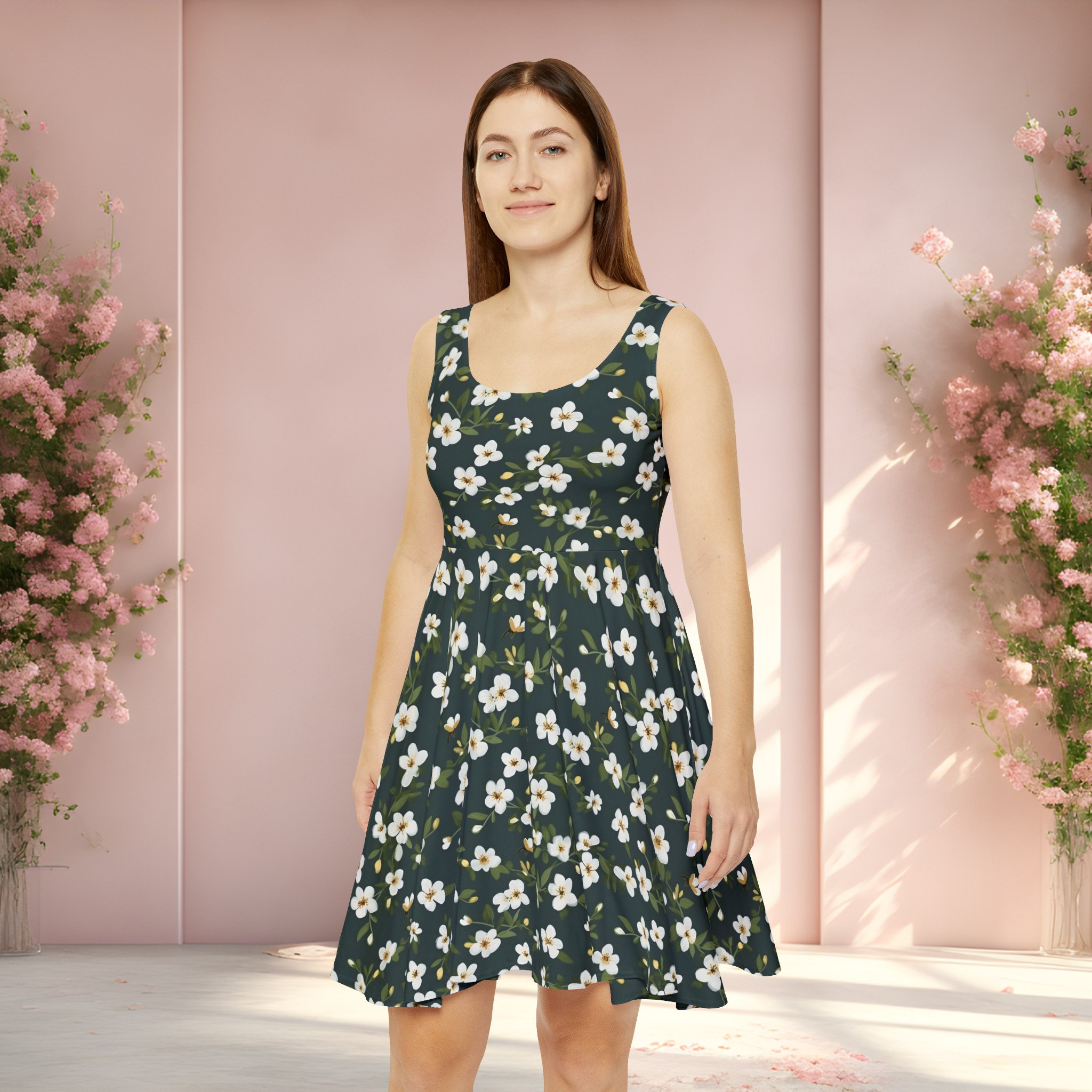 A Unique Blend of Comfort and Style: The Women’s Skater Dress (AOP)