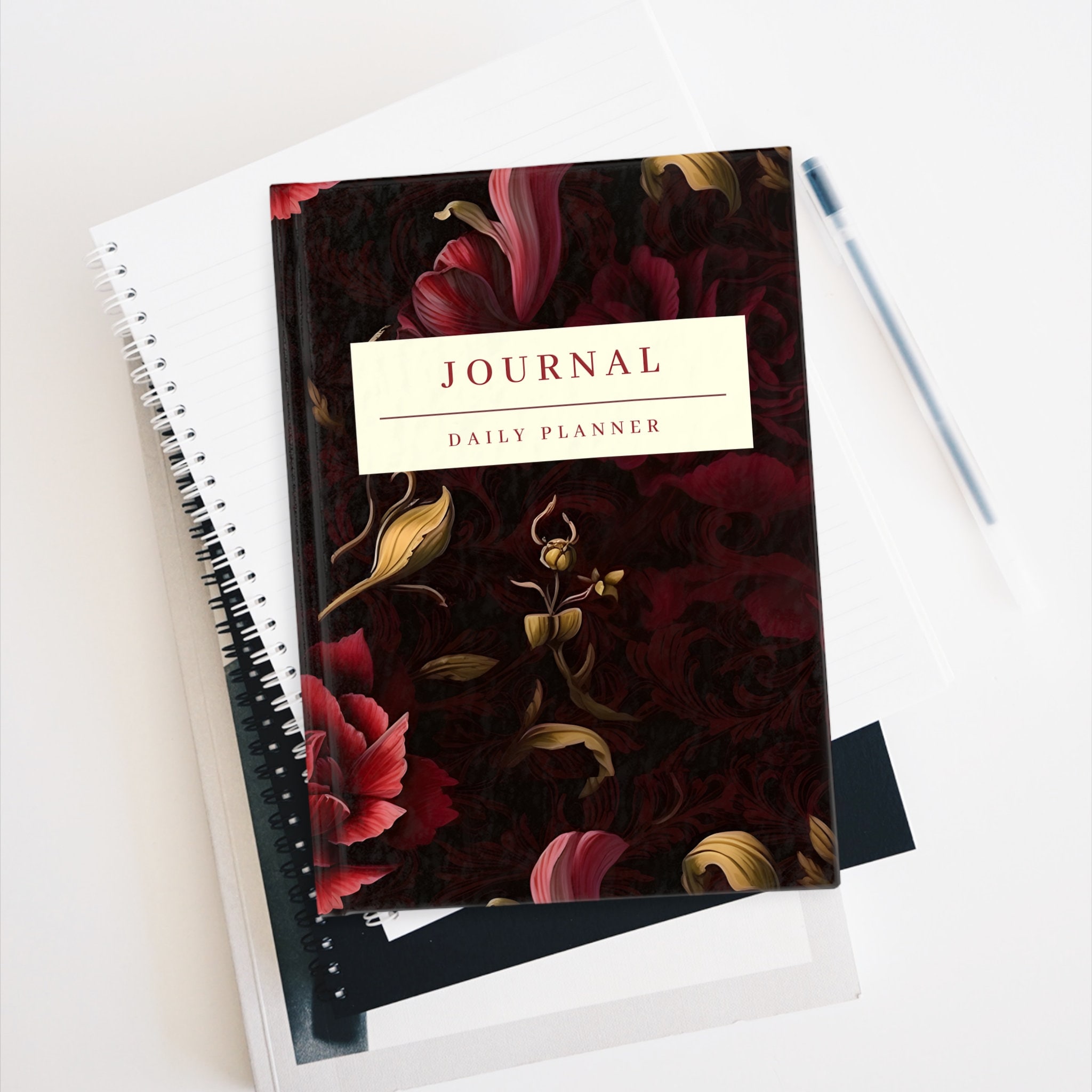 The Art of Gift-Giving: Unveiling the Floral Abstract Art Hardcover Journal