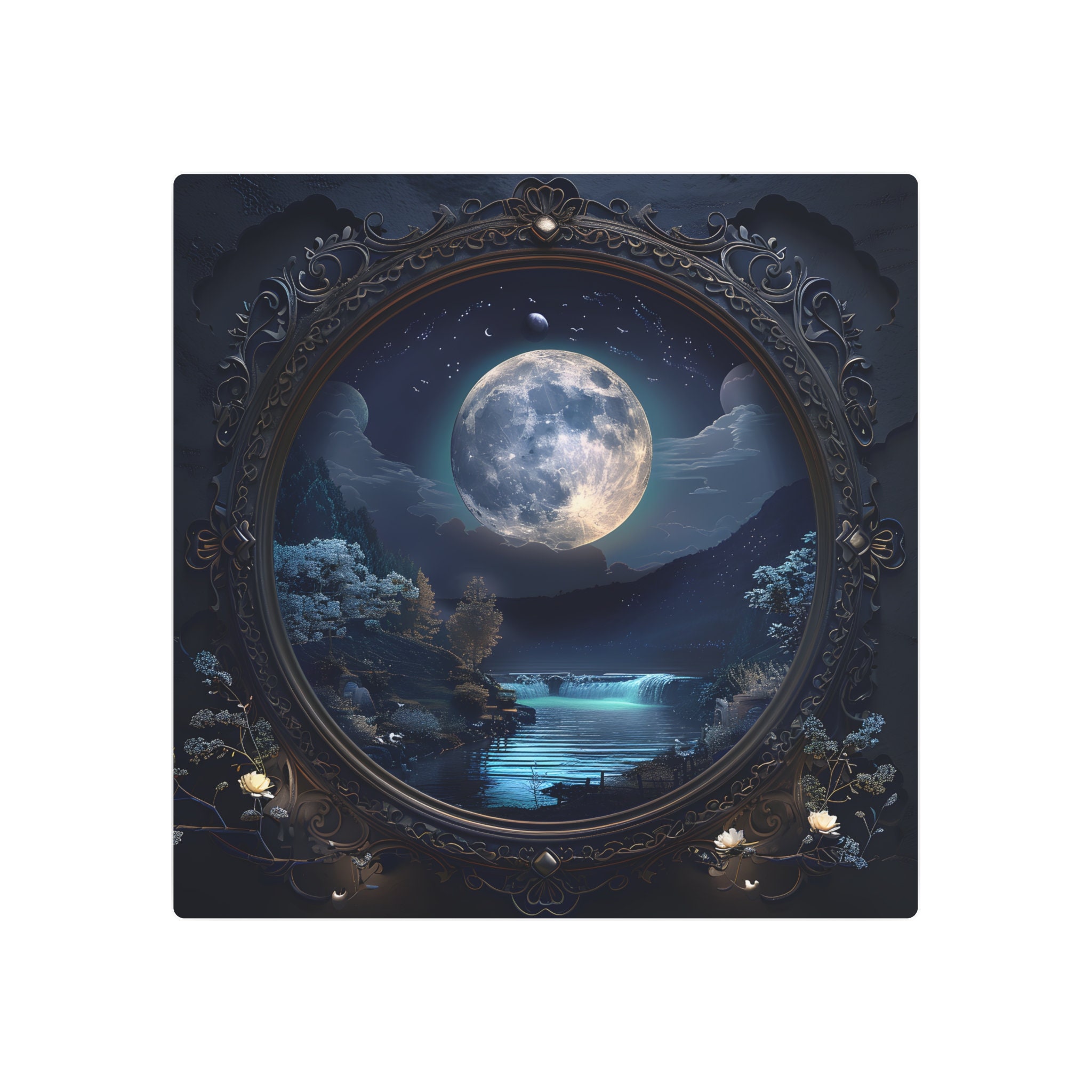 Transforming Your Space with the “Moonlit Tranquil Landscapes” Art Sign