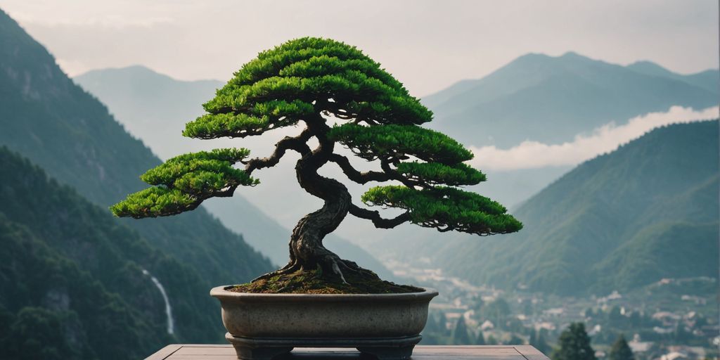 Nature’s Calm: Ethereal Bonsai Wall Art