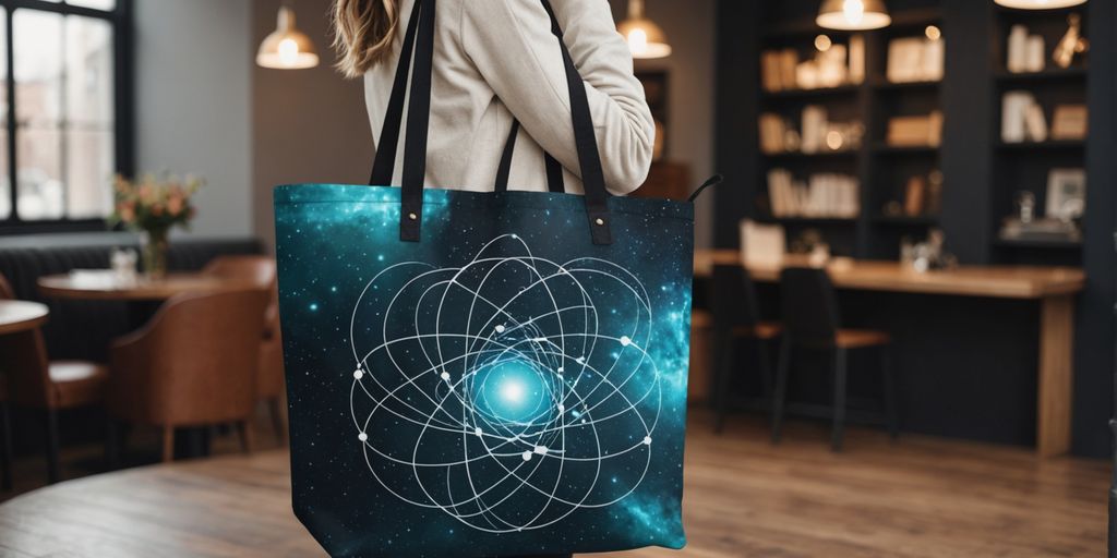 Science Meets Fashion: Quantum Chic Tote Bags