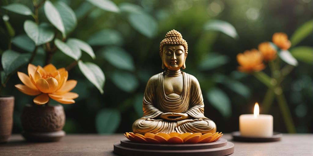 Creating a Meditative Space with Zen Buddha Quilling Art