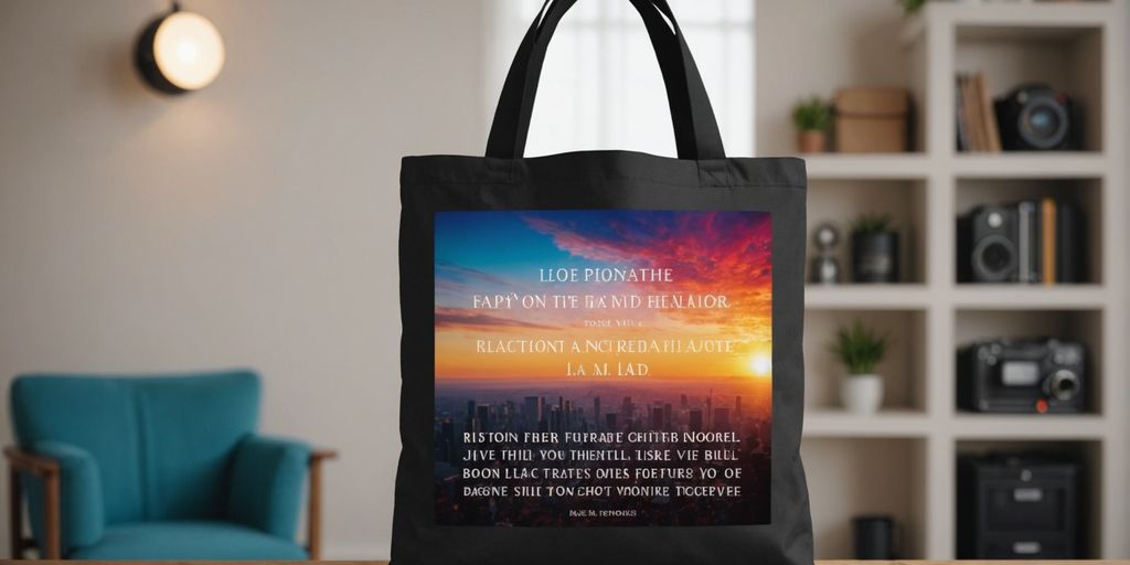 Inspirational Quotes on the Go: Tote Bags for Motivation