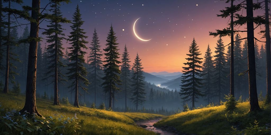 Mystical Nights: Enchanted Twilight Wall Art