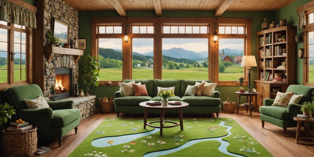 Fantasy Floors: Storybook Landscape Rugs