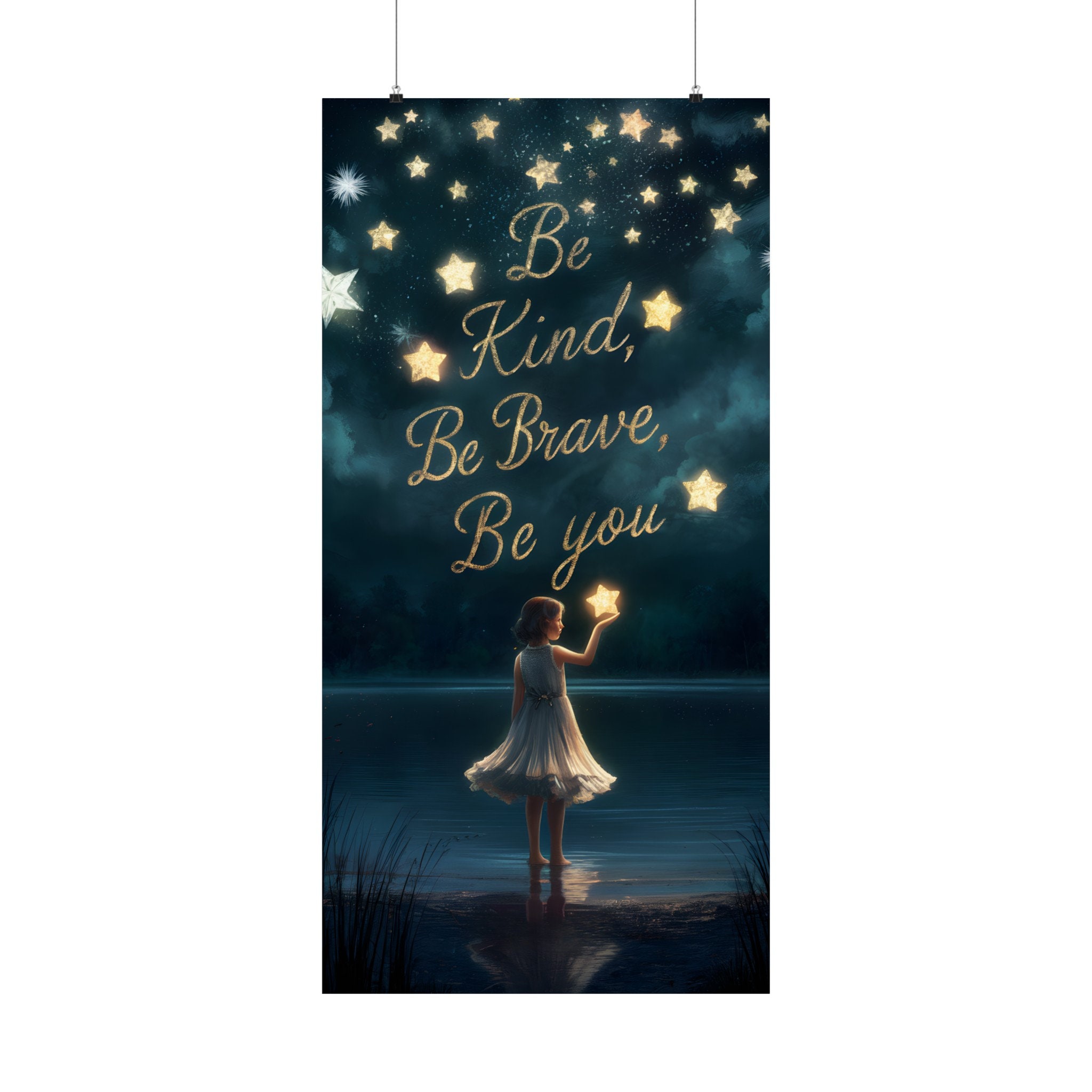 Transforming Spaces with “Be Kind, Be Brave, Be You” Motivational Wall Art