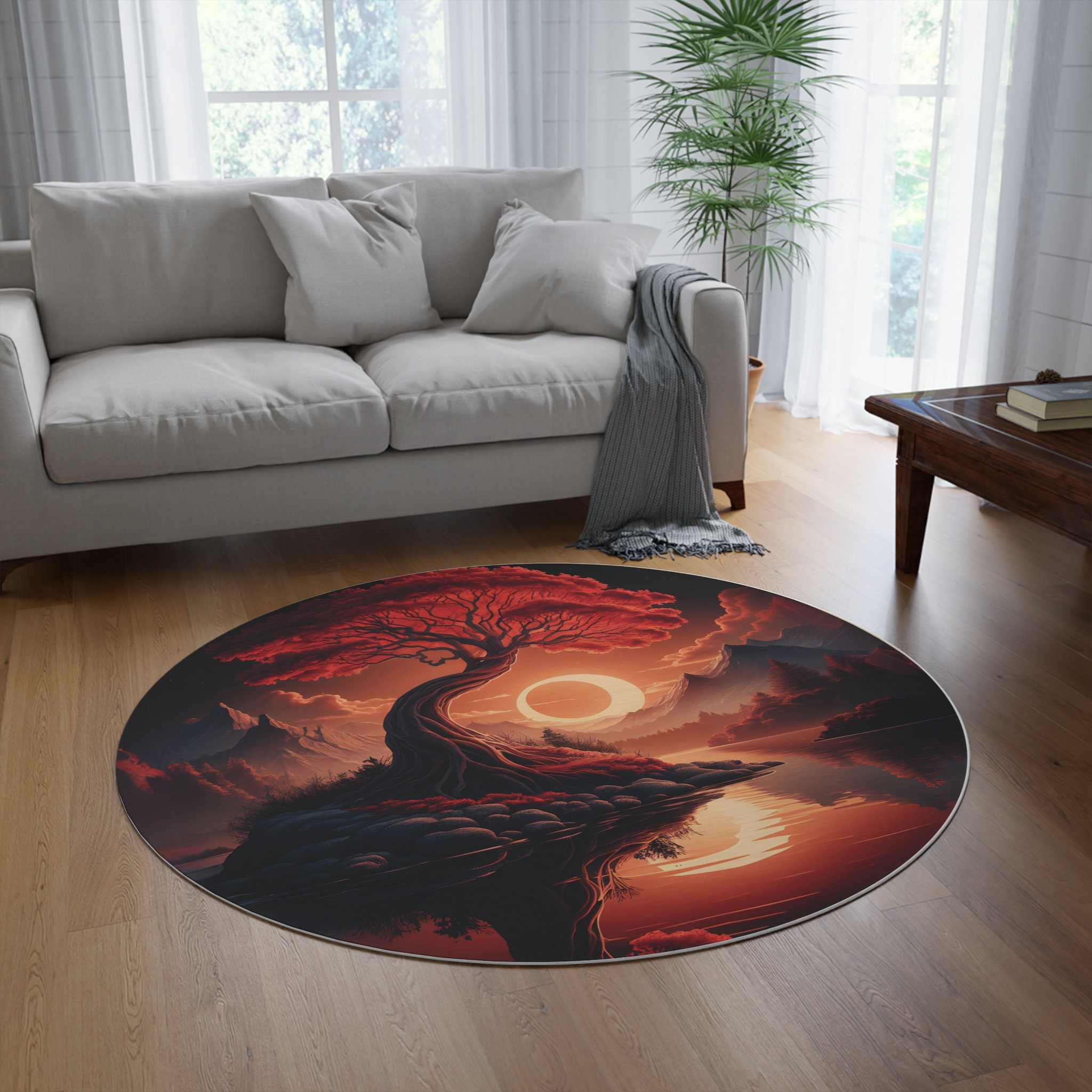 Transform Your Space with the Enchanting Tree Design Rug