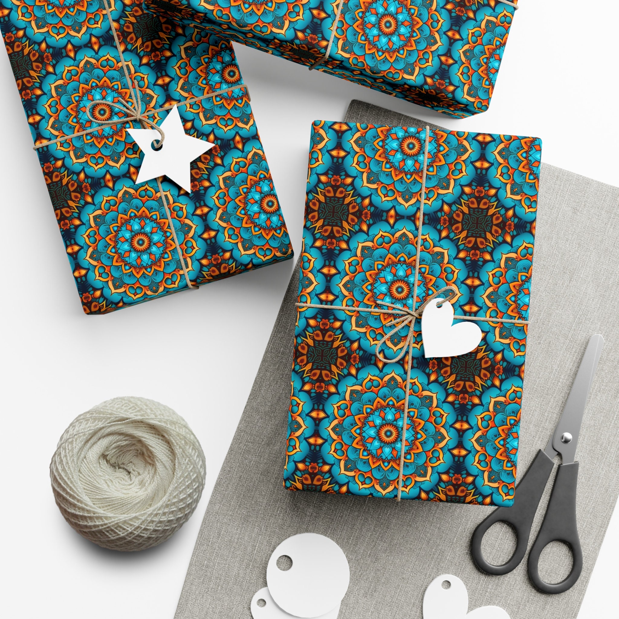 Vibrant Mandala Design Gift Wrap Papers: Elevate Your Gift-Giving Experience