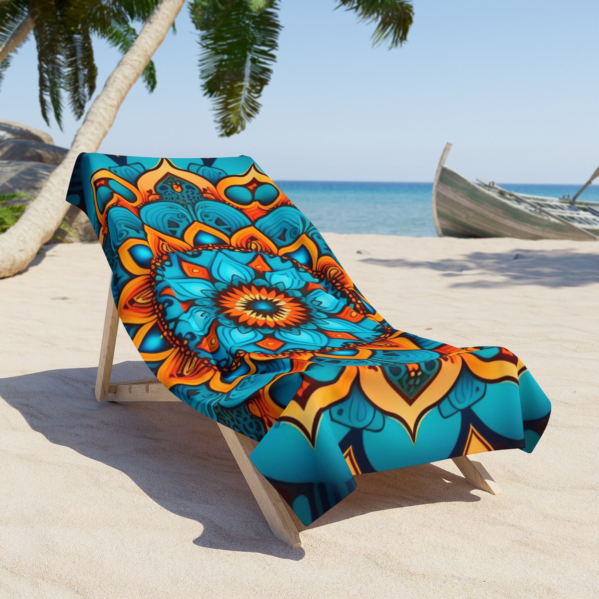 Multicolored Mandala Beach Towel: The Perfect Gift for Every Occasion