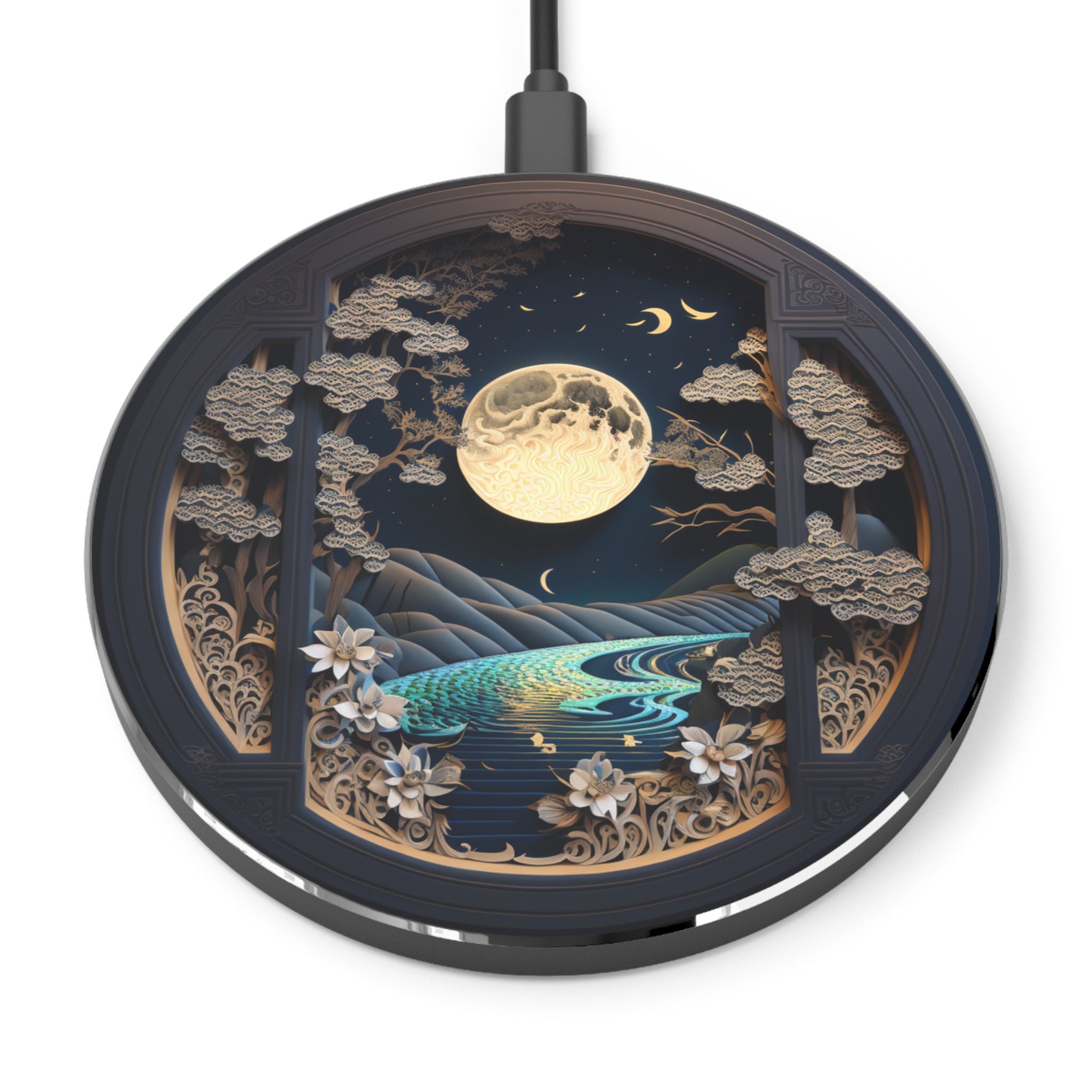 Step into Tranquility: The Japanese Dreamscape Wireless Charger as the Perfect Gift