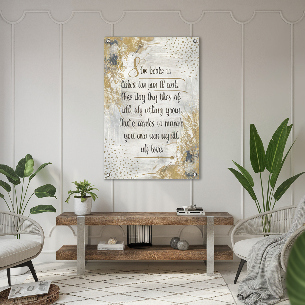 Bringing Serenity Home: How to Style the Serenity Prayer Metal Sign for Modern Spaces