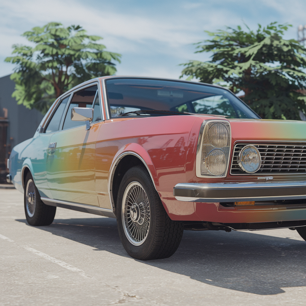 Art That Drives: Why the Anime Vintage Car Sticker is the Perfect Gift for Otakus and Art Lovers